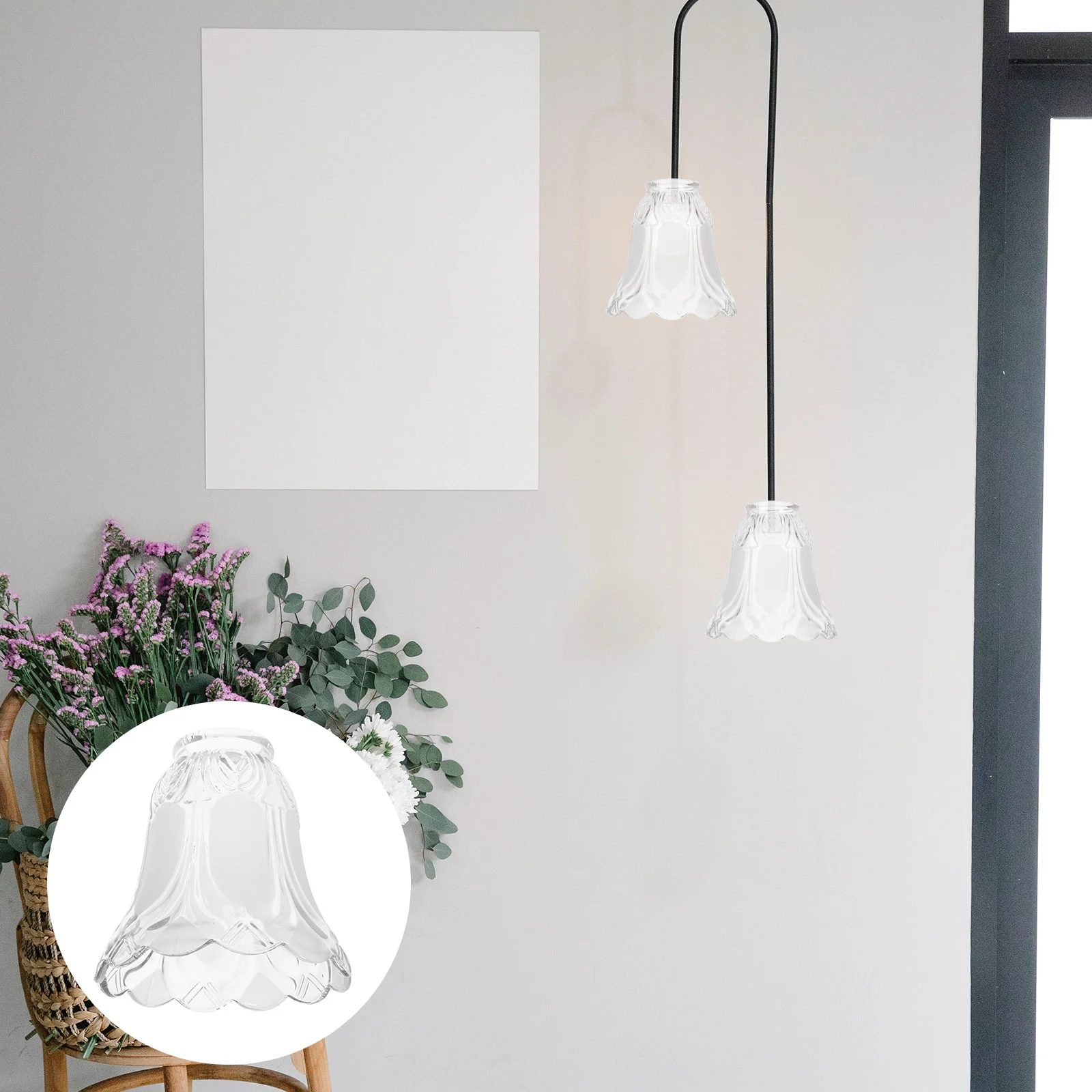 Frosted Glass Lampshade Pendant Floor Globe Bell Shape for Chandelier Lampshades Desktop
Frosted Glass Lampshade Pendant Floor Globe Bell Shape for Chandelier Lampshades Desktop