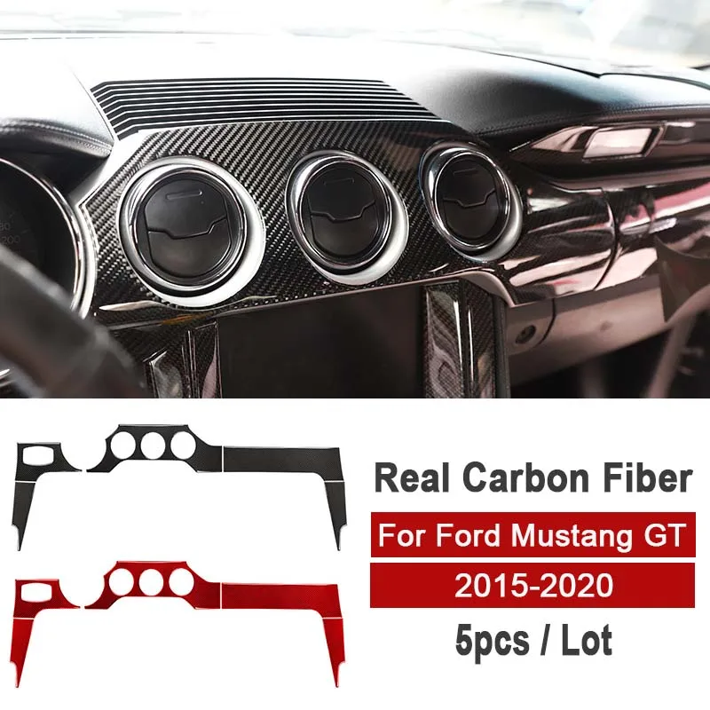 Для Ford Mustang GT 2015-2020 панель приборной панели автомобиля, крышка для отделки воздуховыпускного отверстия, декоративная наклейка, аксессуары из углеродного волокна
Для Ford Mustang GT 2015-2020 панель приборной панели автомобиля, крышка для отделки воздуховыпускного отверстия, декоративная наклейка, аксессуары из углеродного волокна