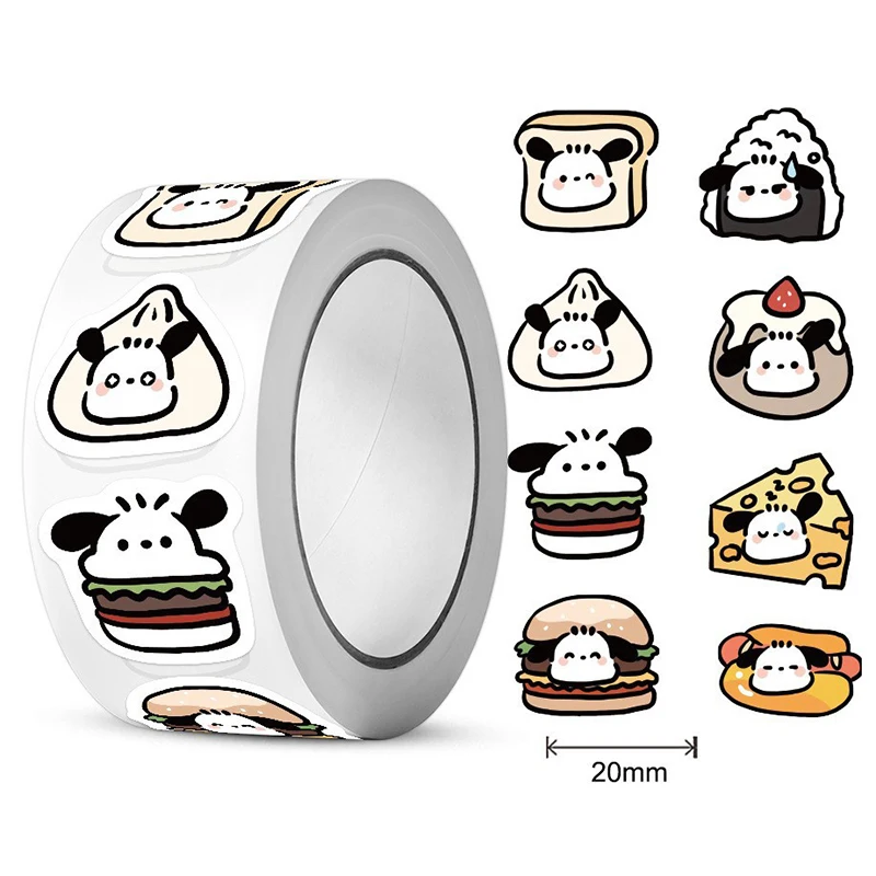 500Pcs/Roll Sanrio Pochacco Sticker Cute Cartoon Expression Pocket Sealing Tape Diary Handbook Decorations
500Pcs/Roll Sanrio Pochacco Sticker Cute Cartoon Expression Pocket Sealing Tape Diary Handbook Decorations