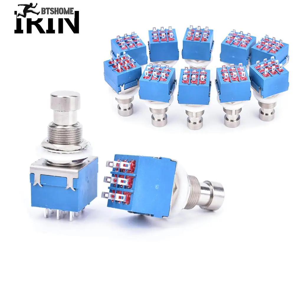 IRIN 10 X 3PDT 9PIN Guitar Effects Pedal Box Stomp Foot Metal Switch True Bypass Guitar Parts Accessories 
IRIN 10 X 3PDT 9PIN Guitar Effects Pedal Box Stomp Foot Metal Switch True Bypass Guitar Parts Accessories