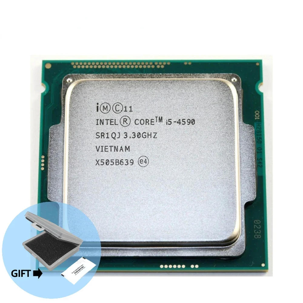 

Процессор Intel Core i5-4590 i5 4590 3,3 ГГц четырехъядерный ЦПУ Процессор 6 Мб 84 Вт LGA 1150