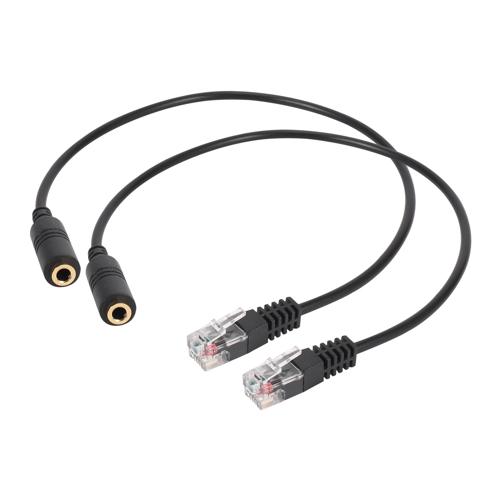 2pc 3.5mm Stereo Audio Headset to Cisco Jack Female to Male RJ9 Plug Adapter Converter Cable Cord
2pc 3.5mm Stereo Audio Headset to Cisco Jack Female to Male RJ9 Plug Adapter Converter Cable Cord