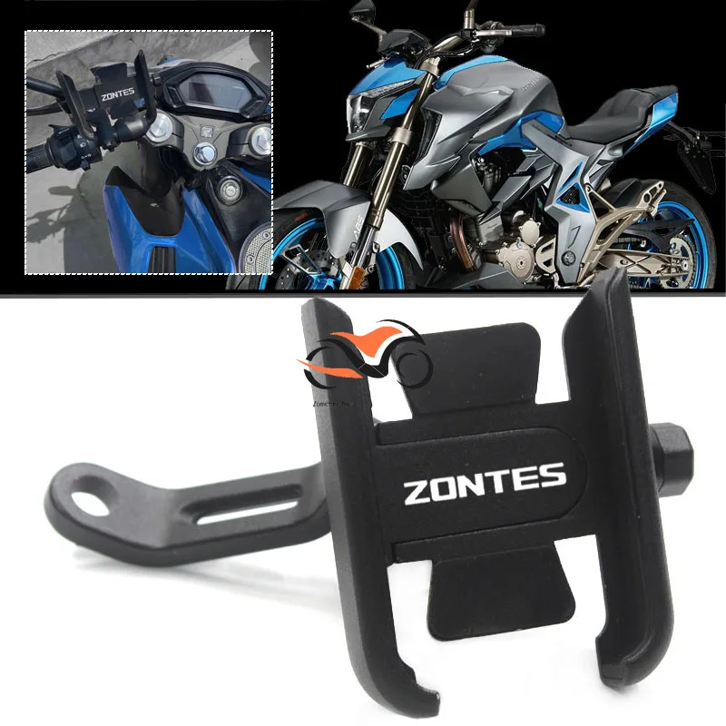 

Mobile Phone Bracket Stand Holder Aluminum For ZONTES G1 125 2021 125X 310R 310T T2 310 U125 310V 310X Motorcycle Accessories