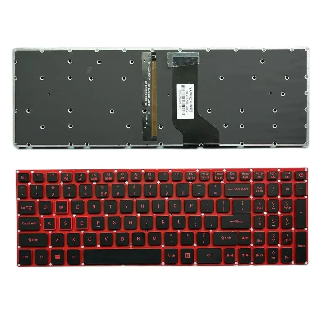 New US Russian Keyboard For Acer Nitro 5 an515-41 an515-31 an515-42 an515-51 An515-52 With Red Backlit English RU
New US Russian Keyboard For Acer Nitro 5 an515-41 an515-31 an515-42 an515-51 An515-52 With Red Backlit English RU