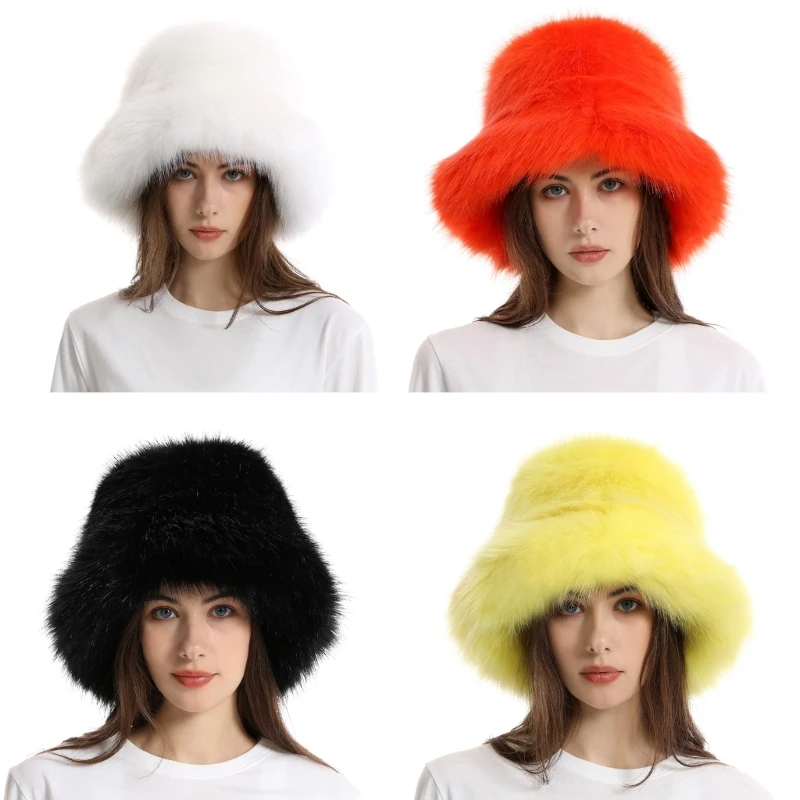 Winter Keep Warm Plush Bucket Hat Ladies Windproof Commute Camping Skiing Fisherman Cap Solid Color Hat for Girlfriend
Winter Keep Warm Plush Bucket Hat Ladies Windproof Commute Camping Skiing Fisherman Cap Solid Color Hat for Girlfriend