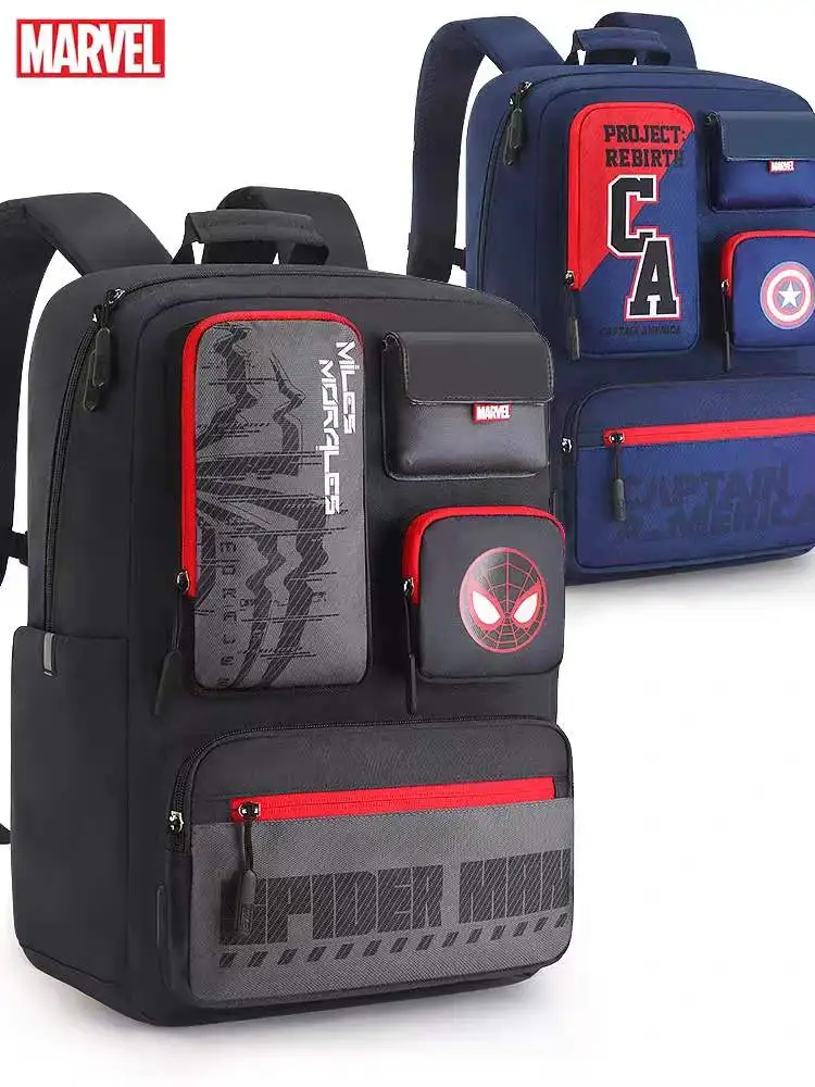 Disney School Bag For Boys Grade 3-6 Spider Man Iron Man Captain America Primary Student Shoulder Orthopedic Backpack Mochila
Disney School Bag For Boys Grade 3-6 Spider Man Iron Man Captain America Primary Student Shoulder Orthopedic Backpack Mochila