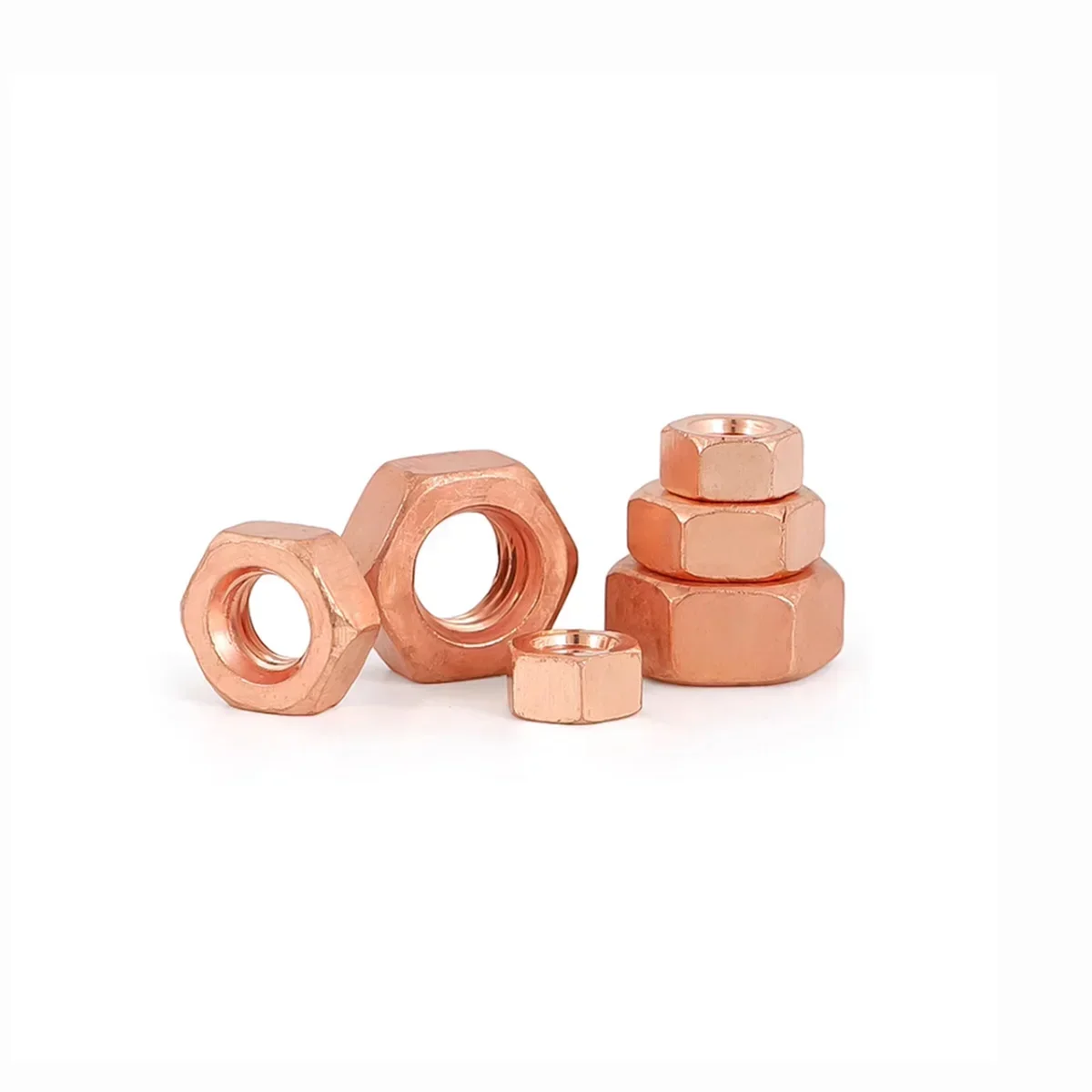 Purple Copper Nut/Electrolytic Copper Red Copper Nut / Conductive Hexagonal Nut M3-M24
Purple Copper Nut/Electrolytic Copper Red Copper Nut / Conductive Hexagonal Nut M3-M24