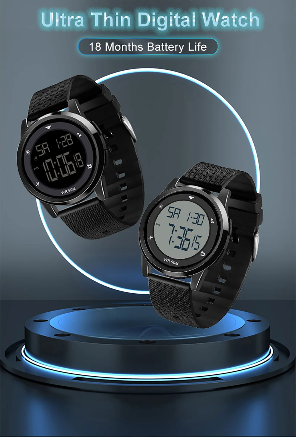 2023 S100 New Digital Sport Smart Watch 8mm Ultra Thin Fashion 50M Waterproof Smartwatch Alarm outdoor Stopwatch For Men Women
2023 S100 New Digital Sport Smart Watch 8mm Ultra Thin Fashion 50M Waterproof Smartwatch Alarm outdoor Stopwatch For Men Women