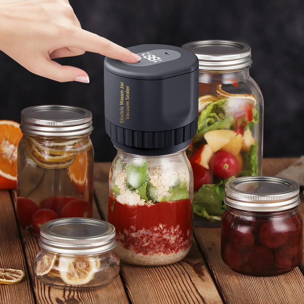 Высококачественный электрический набор для вакуумной упаковки MasonJar, беспроводной автоматический набор для герметизации банок для хранения пищевых продуктов и с крышками MasonJar
Высококачественный электрический набор для вакуумной упаковки MasonJar, беспроводной автоматический набор для герметизации банок для хранения пищевых продуктов и с крышками MasonJar