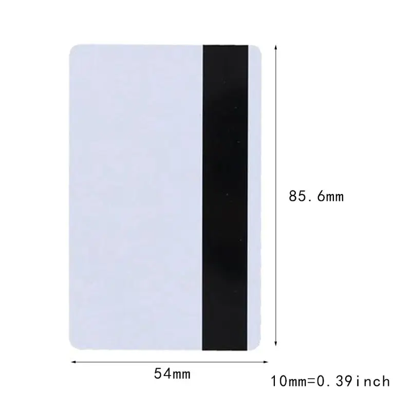 Practical Blank PVC Cards with HiCo Stripe 3 Track for Enterprises Parking School Library 10pcs
Practical Blank PVC Cards with HiCo Stripe 3 Track for Enterprises Parking School Library 10pcs