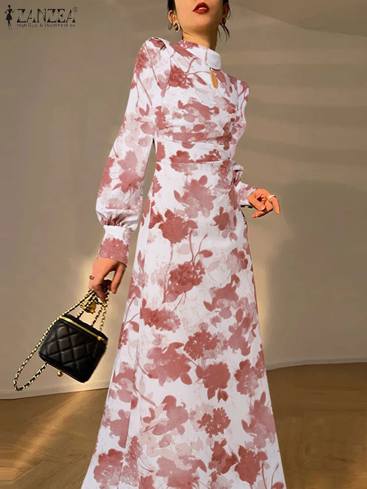 ZANZEA Wrap Vintage Hollow Out Dresses Women Long Puff Sleeve Dress Elegant Stand Collar Floral Print Vestidos 2023 Autumn Robe
ZANZEA Wrap Vintage Hollow Out Dresses Women Long Puff Sleeve Dress Elegant Stand Collar Floral Print Vestidos 2023 Autumn Robe