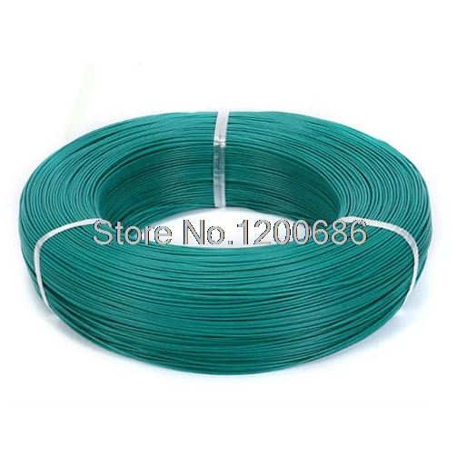 

UL 1007 24AWG GREEN 10 metres 24AWG UL1007 Flexible Electronic Wire 24 awg 1.4mm PVC Electronic Wire DIY Repair Cable Connect