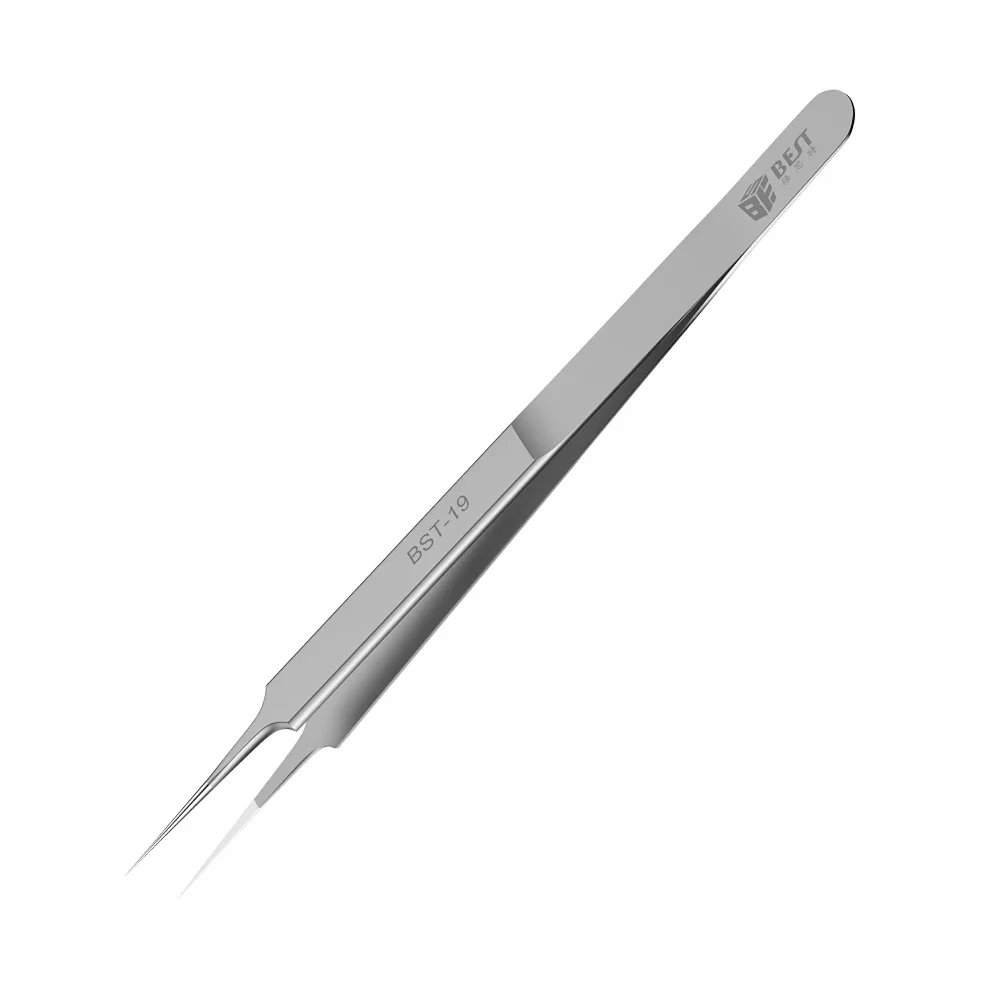 BST-19 Ultra Precision Tweezers Stainless Steel Straigh Flywire Tweezers Pliers with Fine Tip Supper Sharp Needle
BST-19 Ultra Precision Tweezers Stainless Steel Straigh Flywire Tweezers Pliers with Fine Tip Supper Sharp Needle