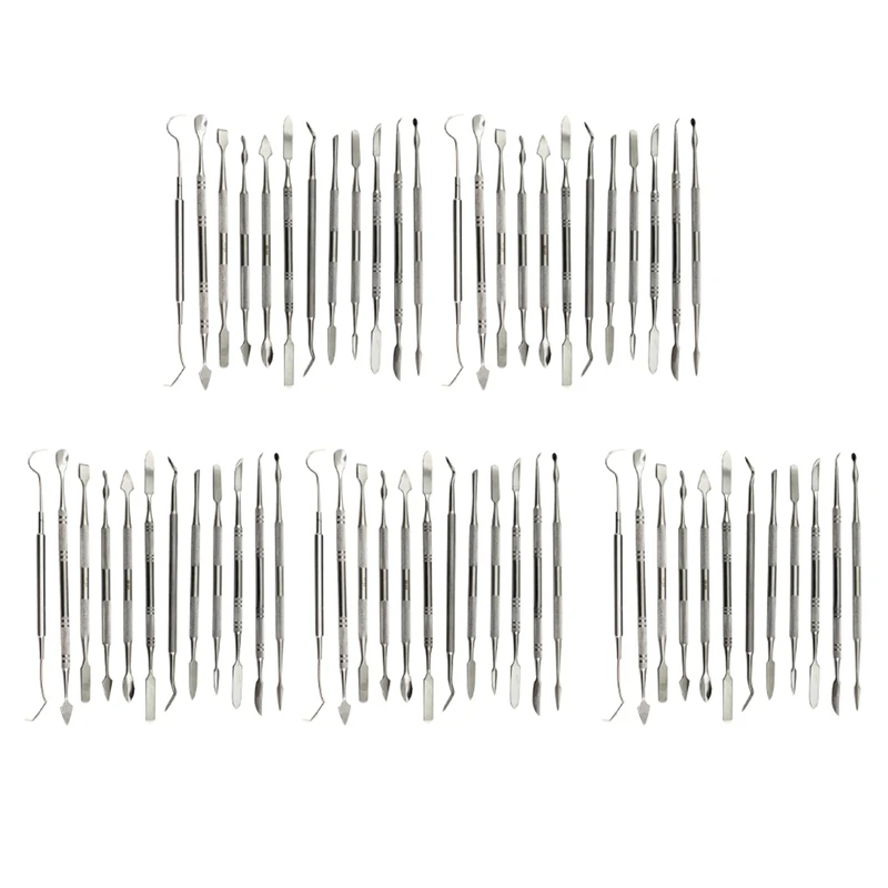 60 шт., Набор двусторонних инструментов для моделирования воска
60 шт., Набор двусторонних инструментов для моделирования воска