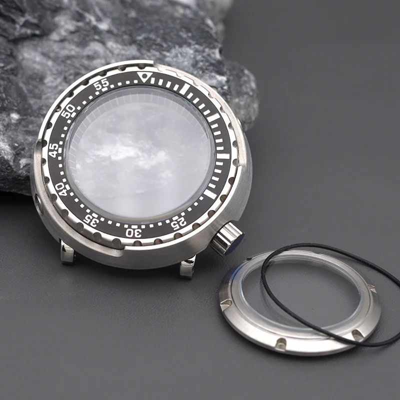 

Mod NH35 Tuna Canned Watch Case Fit for NH34 NH35 NH36 7S26 Japan Movement Men's Diving Sapphire Crystal Glass Watch Case Parts