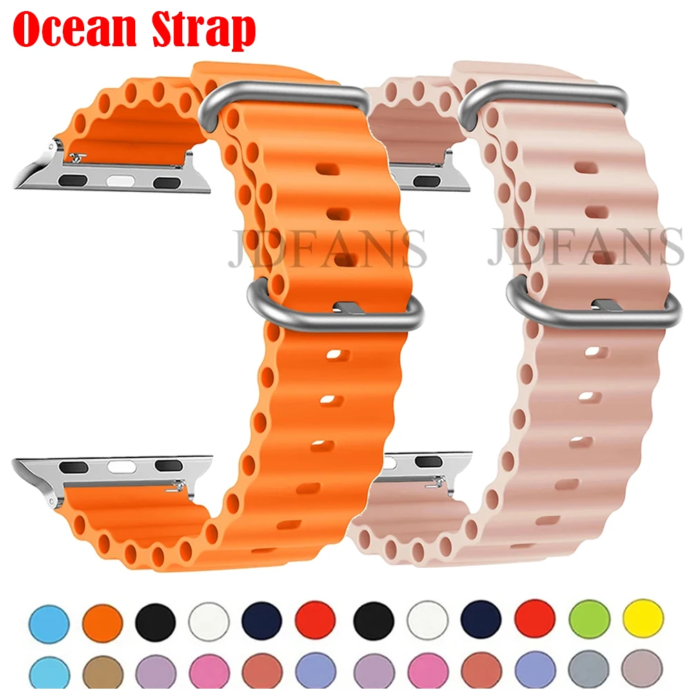 Ремешок Ocean для Apple watch band 44 мм 49 мм 45 мм 41 мм 40 мм 38 мм 44 40 мм 1:1 correa iWatch series 9 se 8 ultra 2, оригинальный
Ремешок Ocean для Apple watch band 44 мм 49 мм 45 мм 41 мм 40 мм 38 мм 44 40 мм 1:1 correa iWatch series 9 se 8 ultra 2, оригинальный