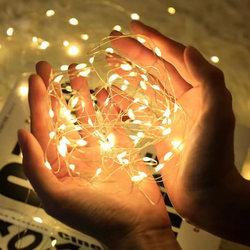 Garland Christmas Tree Lamp String Wedding String Lamp Party Decoration Fairy Light 10M AA Battery Operated LED Copper Wire Lamp
Garland Christmas Tree Lamp String Wedding String Lamp Party Decoration Fairy Light 10M AA Battery Operated LED Copper Wire Lamp