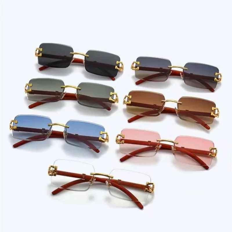 2023 New Men Luxury Brand Sunglasses Fashion Retro Square Rimless Sunglasses Outdoor Travel Shades UV400 Goggles Rider Glass
2023 New Men Luxury Brand Sunglasses Fashion Retro Square Rimless Sunglasses Outdoor Travel Shades UV400 Goggles Rider Glass