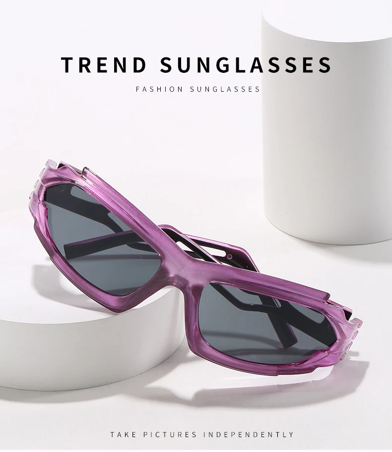 

Y2k New Punk Sports Sunglasses For Men Women Luxury Brand Designer Sun Glasses Men's Fashion Vintage Shades UV400 Goggle Eyewear