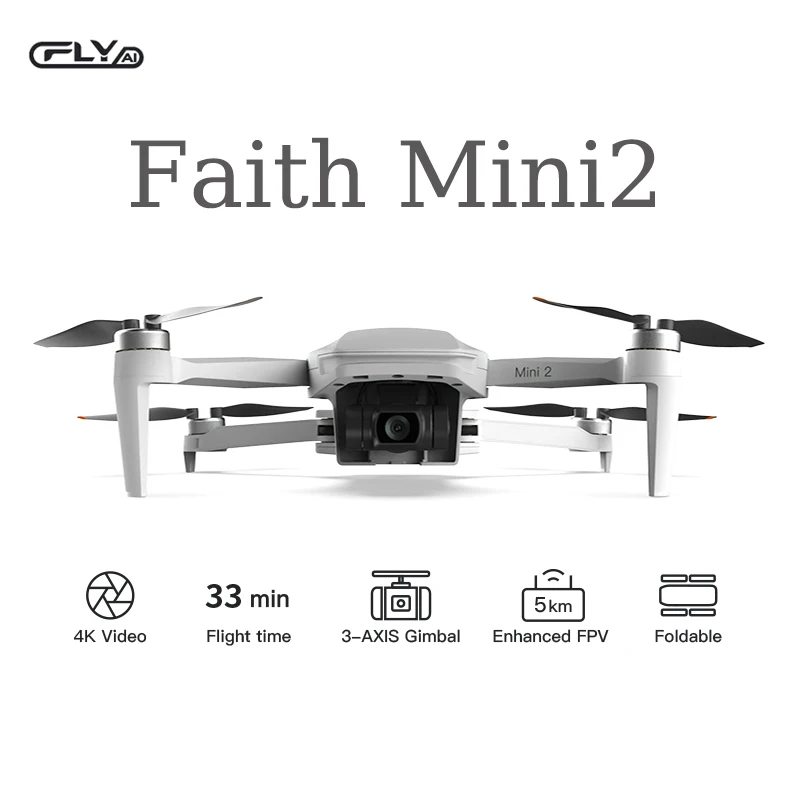 3-осевой карданный подвес CFLY Faith MINI 2 светильник UAV, профессиональная видеокамера 4K, 33 минуты полета, время передачи видео, 5 км
3-осевой карданный подвес CFLY Faith MINI 2 светильник UAV, профессиональная видеокамера 4K, 33 минуты полета, время передачи видео, 5 км