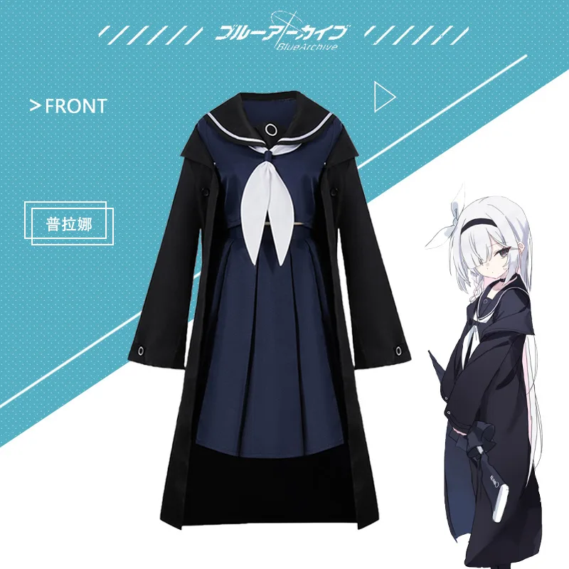Game Blue Archive Arona Cosplay Costume JK Girls Black School Uniform Bosozoku Sailor Dress Long Sleeve Tops Skirt Jacket
Game Blue Archive Arona Cosplay Costume JK Girls Black School Uniform Bosozoku Sailor Dress Long Sleeve Tops Skirt Jacket
