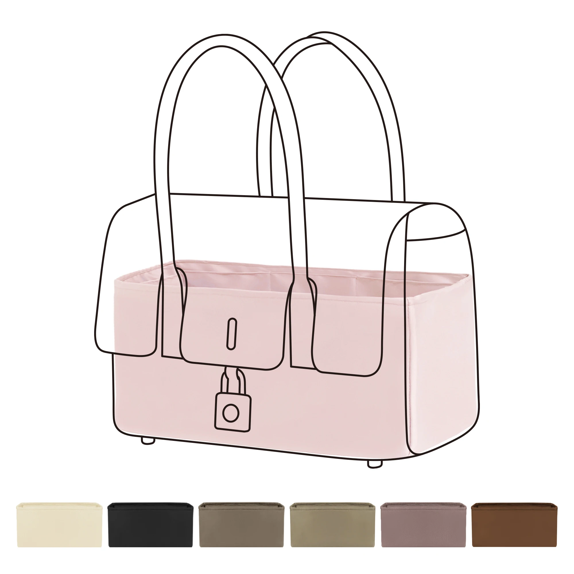 DGAZ Purse Organizer Satin thick Fits Her-mes New Drag Bags,Silk ,Luxury Handbag Tote in Bag Shapers , Women
DGAZ Purse Organizer Satin thick Fits Her-mes New Drag Bags,Silk ,Luxury Handbag Tote in Bag Shapers , Women