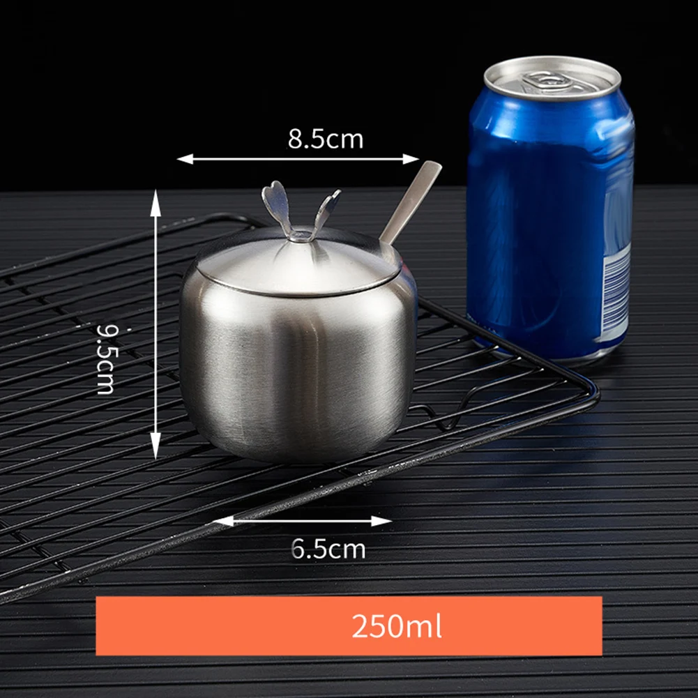 Stainless Steel Seasoning Tank Organization Practical Repalcement Salt Condiment Durable Kitchen Seasoning Pot
Stainless Steel Seasoning Tank Organization Practical Repalcement Salt Condiment Durable Kitchen Seasoning Pot