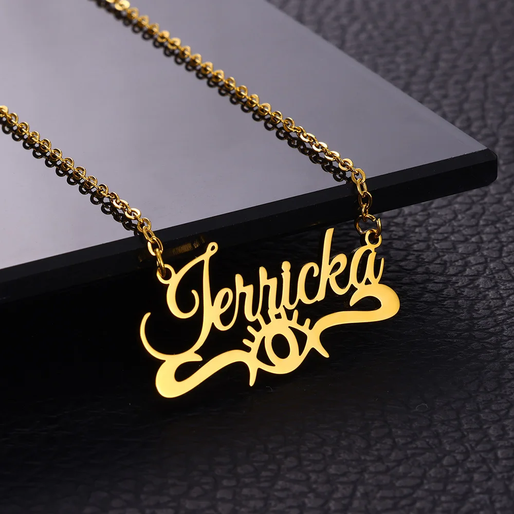 Classic Eye Choker Devil's Eye Personalized Name Necklaces For Women Custom Letter Necklace Elegance Stainless Steel Jewelry
Classic Eye Choker Devil's Eye Personalized Name Necklaces For Women Custom Letter Necklace Elegance Stainless Steel Jewelry