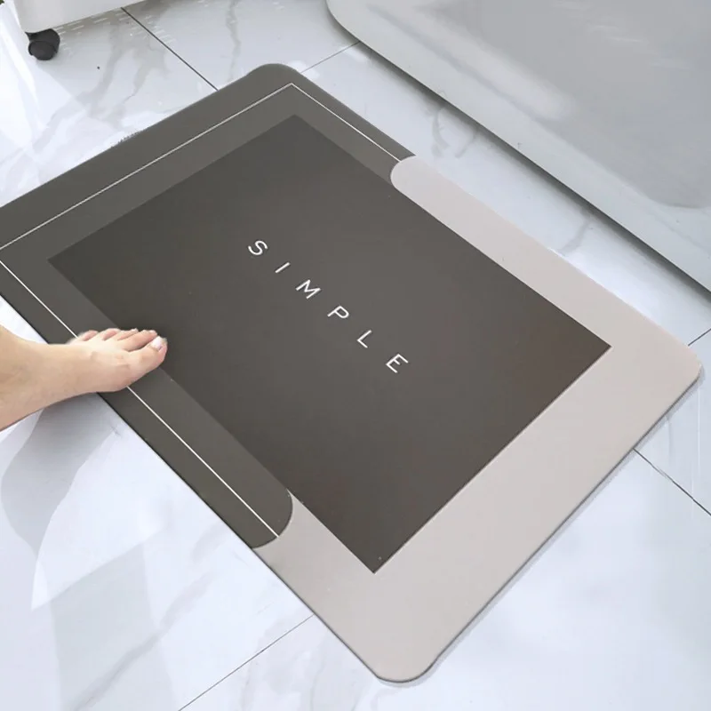 Modern Simplicity Bath Mats Diatom Mud Super Absorbent Anti-Slip Entrance Doormat Home Room Decor Floor Carpet Bathroom Foot Rug
Modern Simplicity Bath Mats Diatom Mud Super Absorbent Anti-Slip Entrance Doormat Home Room Decor Floor Carpet Bathroom Foot Rug