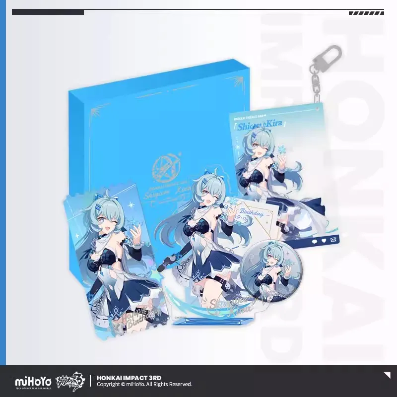 HONKAI IMPACT 3RD Shigure Kira 2023 Birthday Commemorative Gift Box miHoYo New Pre-sale Game Animation Accessories Set
HONKAI IMPACT 3RD Shigure Kira 2023 Birthday Commemorative Gift Box miHoYo New Pre-sale Game Animation Accessories Set