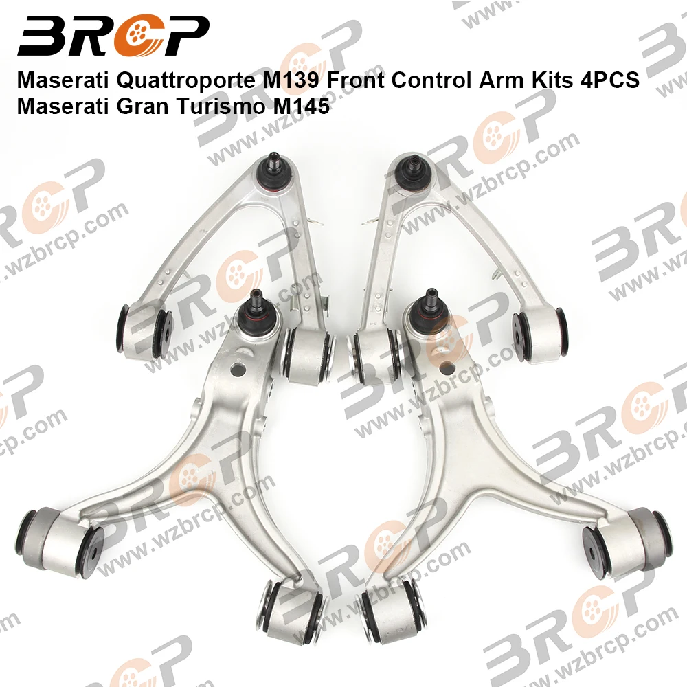 Комплект передних рычагов управления подвеской BRCP 4 шт. для Maserati Quattroporte M139 Gran Туризм M145 GT 980139894 980139893 
Комплект передних рычагов управления подвеской BRCP 4 шт. для Maserati Quattroporte M139 Gran Туризм M145 GT 980139894 980139893