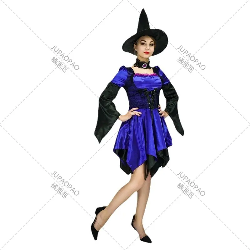 Halloween Adult Witch Role Playing Party Costume Makeup Ball COS Stage Performance Costume Halloween Live Online Performance
Halloween Adult Witch Role Playing Party Costume Makeup Ball COS Stage Performance Costume Halloween Live Online Performance