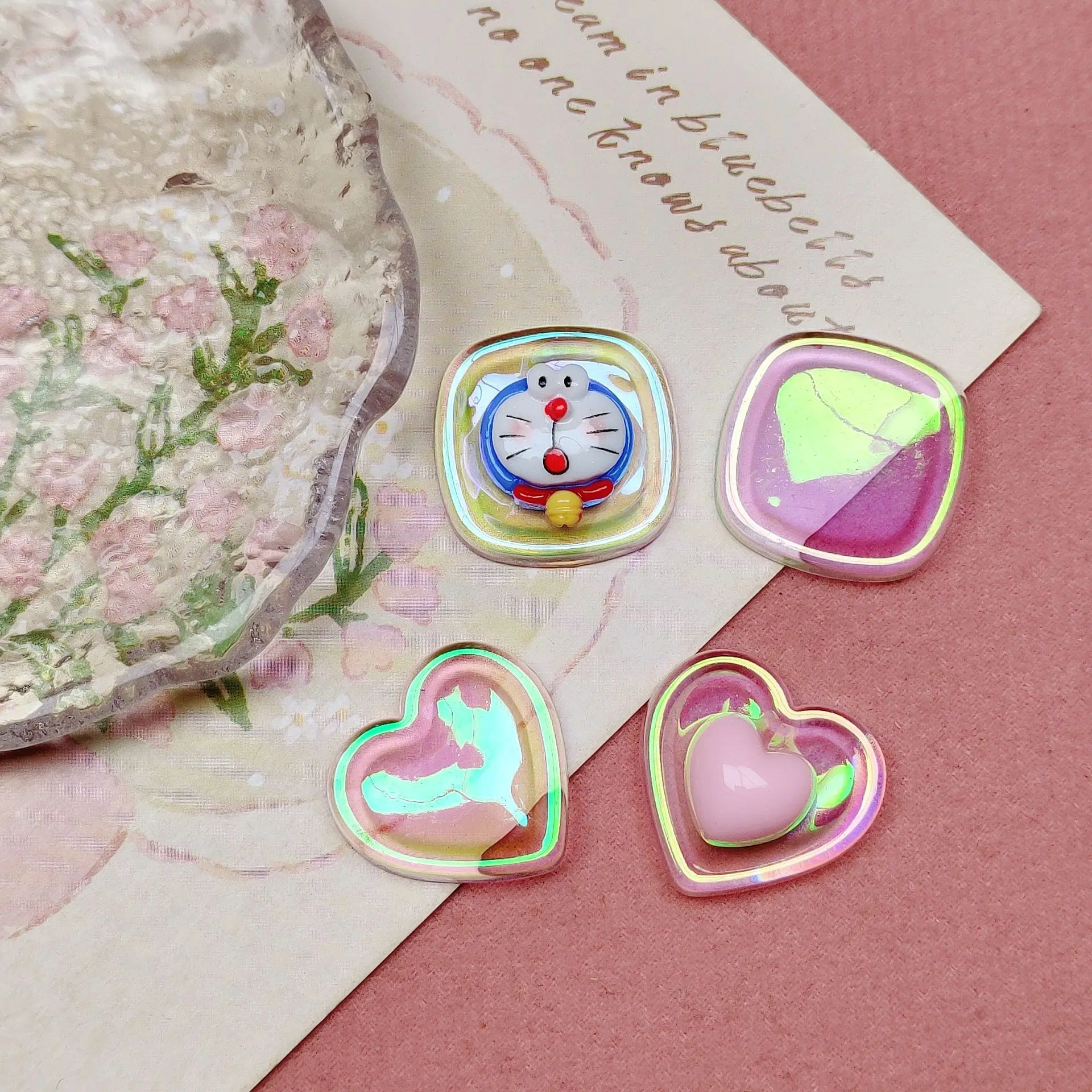 Cute Resin Electroplate Transparent Love Heart Square Plate Flatback Cabochon Scrapbook Kawaii DIY Embellishments Accessory
Cute Resin Electroplate Transparent Love Heart Square Plate Flatback Cabochon Scrapbook Kawaii DIY Embellishments Accessory