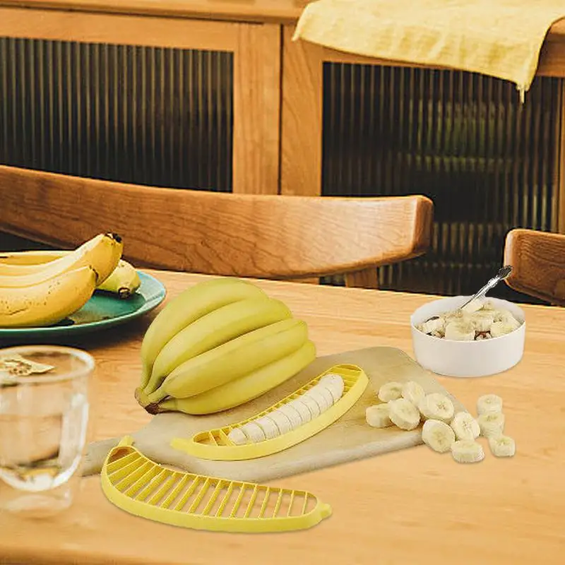 Banana Peeler Manual Banana Slicing Machine Easy Clean Banana Cutter Utensils Tools Kitchen Accessories for Banana Strawberry
Banana Peeler Manual Banana Slicing Machine Easy Clean Banana Cutter Utensils Tools Kitchen Accessories for Banana Strawberry