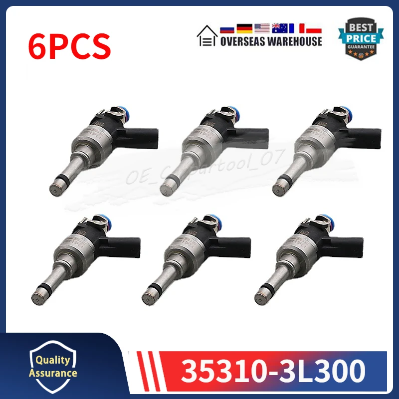 Топливные форсунки 35310-3L300 для 2017 2018 2019 Genesis G80 3.8L V6 353103L300, 6 шт.
Топливные форсунки 35310-3L300 для 2017 2018 2019 Genesis G80 3.8L V6 353103L300, 6 шт.