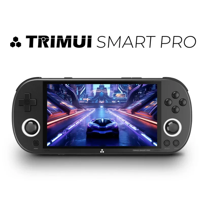 

Trimui Smart Pro 256GB Handheld Game Console 4.96inch IPS HD Screen Retro Arcade Game Console Type-C LINUX Smart Video Player