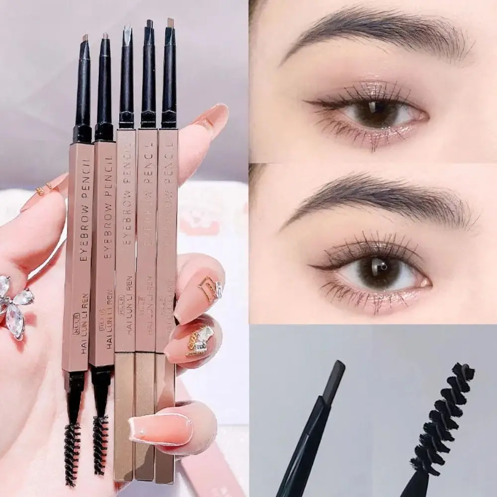 1pcs Double-Head Eyebrow Pencil Waterproof Natural Brow Enhance Sweat-proof Long Lasting Black Brown Eye Brow Pen Brushes
1pcs Double-Head Eyebrow Pencil Waterproof Natural Brow Enhance Sweat-proof Long Lasting Black Brown Eye Brow Pen Brushes