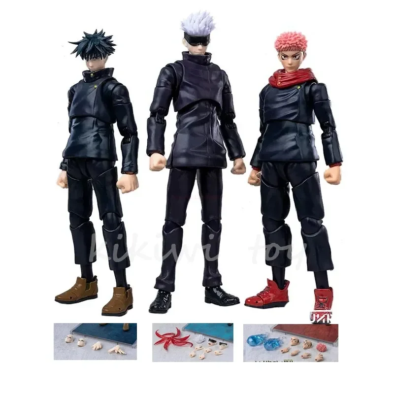 

21cm Jujutsu Kaisen Anime Figure Satoru Gojo Itadori Yuji Fushiguro Megumi Action Figure Pvc Figurine Model Collectible Toy Gift