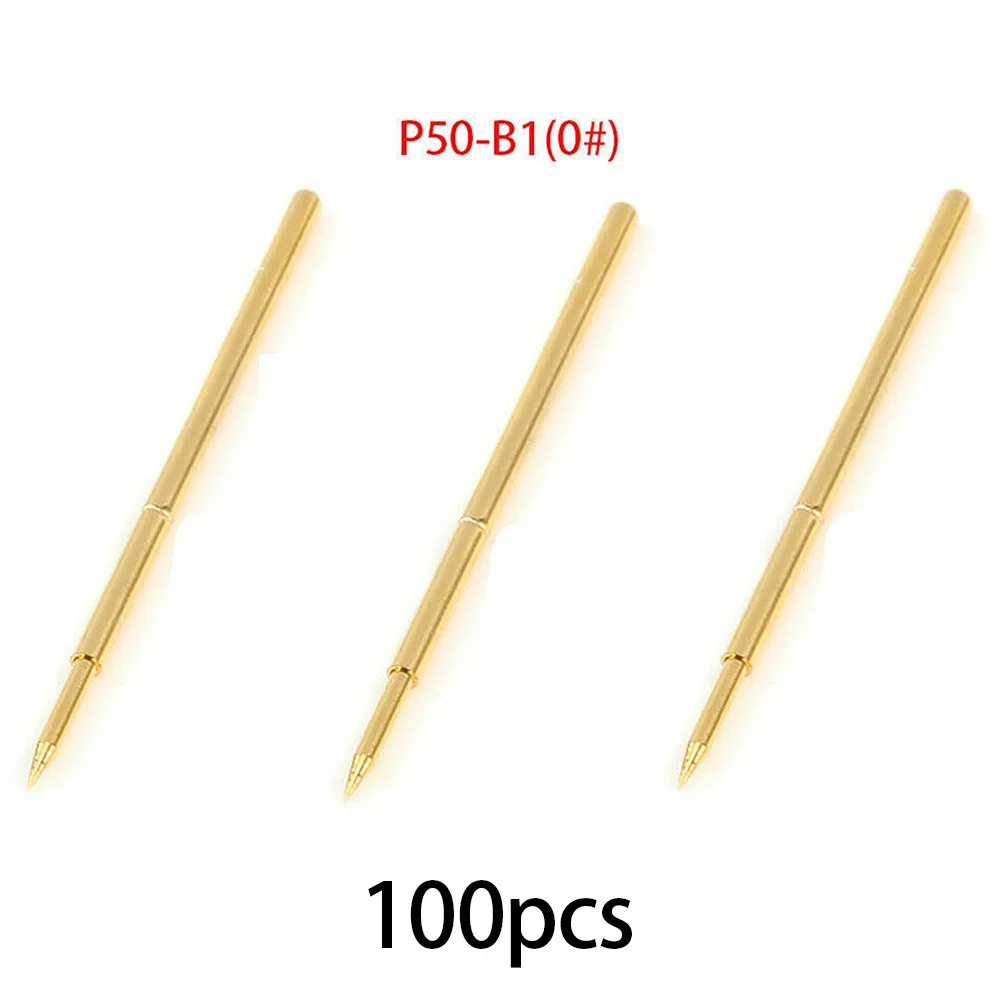 Essential Component for PCB Conductive Testing 100x Dia 0 68mm2 36mm Spring Test Probe Pogo Pin Receptacle Tool
Essential Component for PCB Conductive Testing 100x Dia 0 68mm2 36mm Spring Test Probe Pogo Pin Receptacle Tool