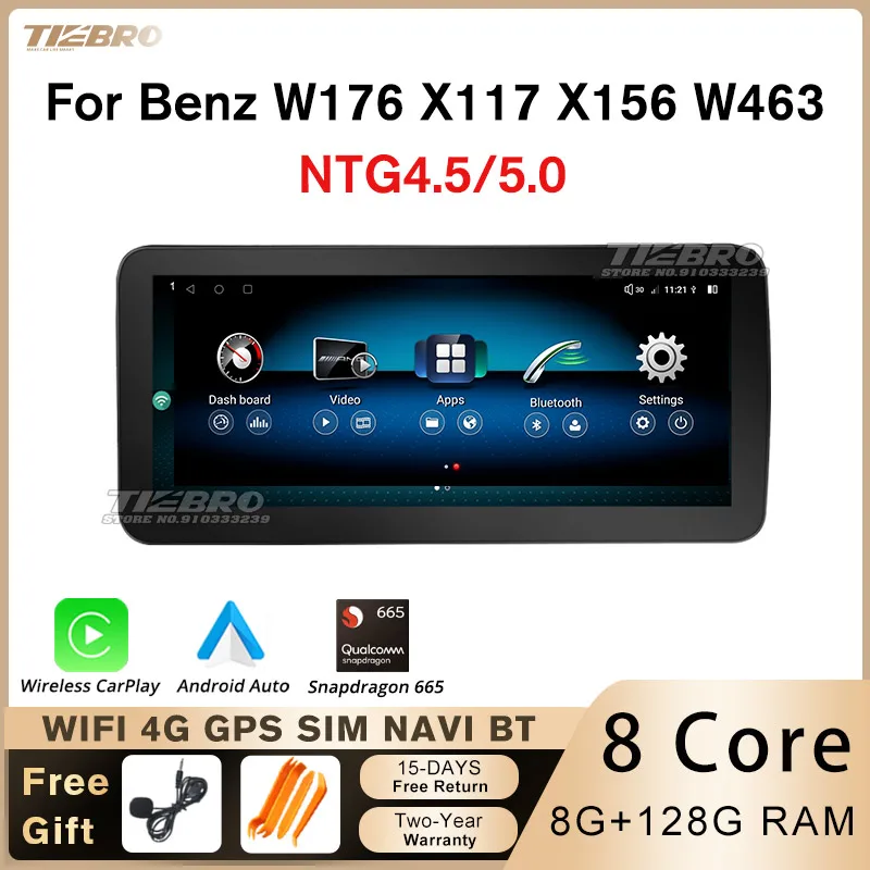 Автомобильный мультимедийный плеер TIEBRO 10,25 ''Android 12 для Mercedes W176 X117 X156 2013-2018 Google WIFI 4G IPS экран GPS Carplay
Автомобильный мультимедийный плеер TIEBRO 10,25 ''Android 12 для Mercedes W176 X117 X156 2013-2018 Google WIFI 4G IPS экран GPS Carplay