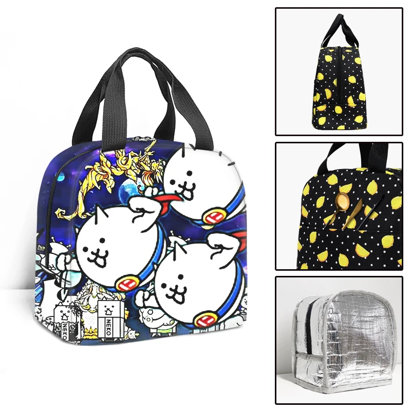 Fashion Youthful Trendy The Battle Cats 3D Print Insulated Portable Handbags Ice Bags Lunchbox Thermal insulation Food Lunch Bag
Fashion Youthful Trendy The Battle Cats 3D Print Insulated Portable Handbags Ice Bags Lunchbox Thermal insulation Food Lunch Bag