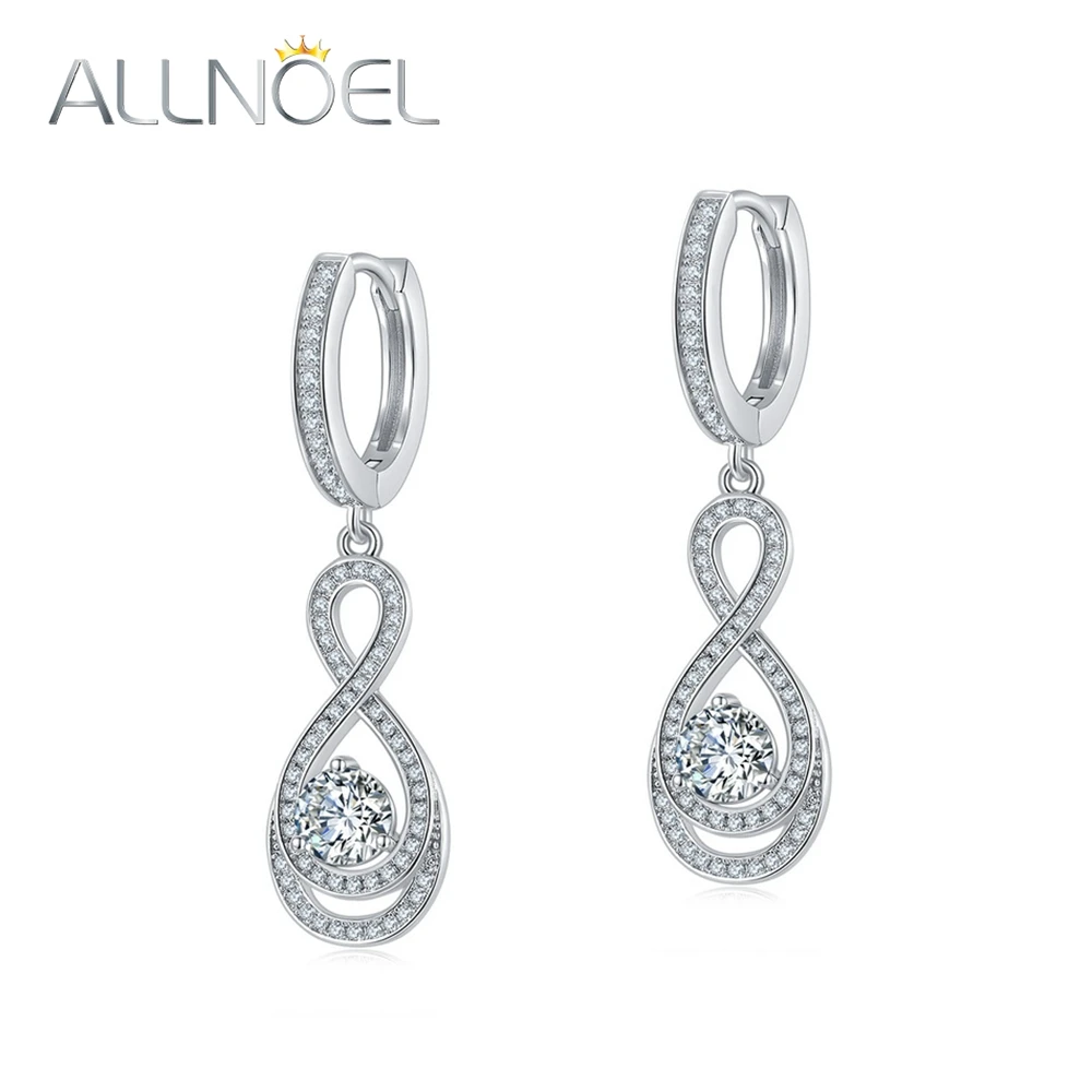 ALLNOEL Certified 0.9CT 5*5mm Moissanite Water Drop Dangle Earrings For Women 925 Sterling Silver Elegant Wedding Gifts Jewelry
ALLNOEL Certified 0.9CT 5*5mm Moissanite Water Drop Dangle Earrings For Women 925 Sterling Silver Elegant Wedding Gifts Jewelry