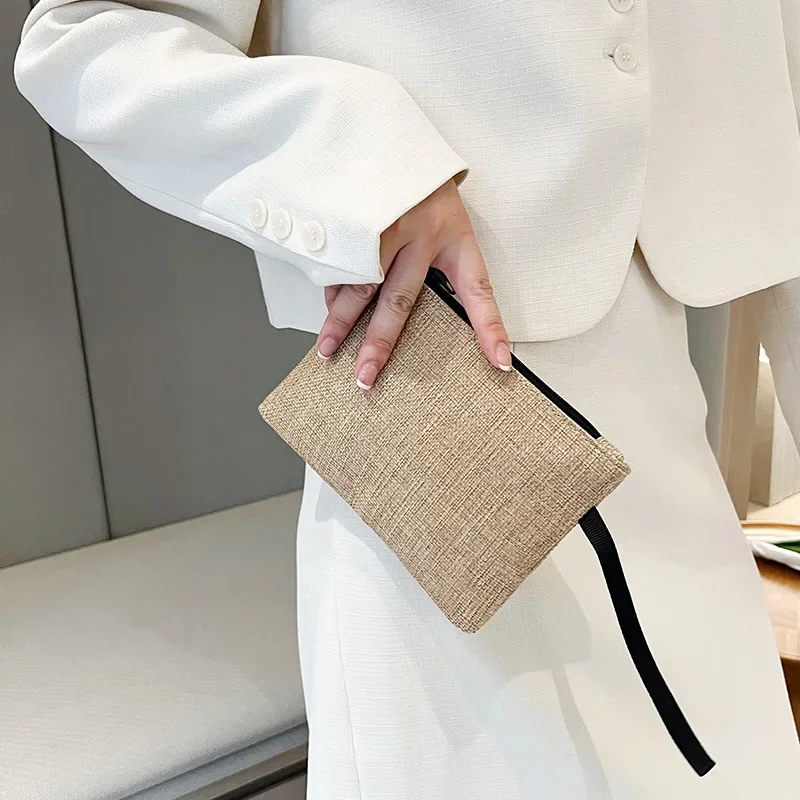 Fashion Linen Women's Bags Purse Ladies Wristlet Clutch Casual Daily Money Phone Lipstick Pouch Solid Coin Beach Wallet Card Bag
Fashion Linen Women's Bags Purse Ladies Wristlet Clutch Casual Daily Money Phone Lipstick Pouch Solid Coin Beach Wallet Card Bag