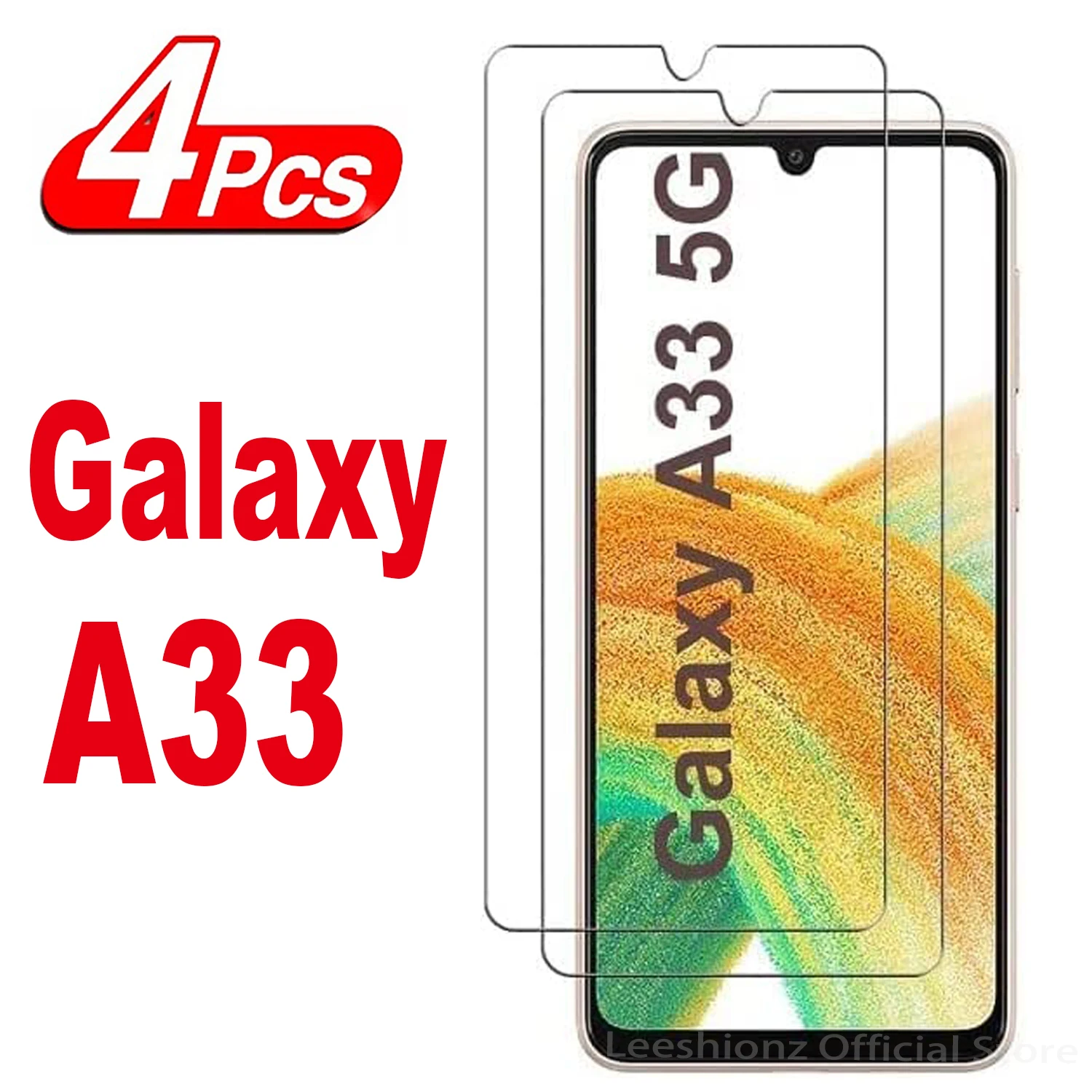 2/4Pcs Screen Protector Glass For Samsung Galaxy A33 5G Tempered Glass Film
2/4Pcs Screen Protector Glass For Samsung Galaxy A33 5G Tempered Glass Film