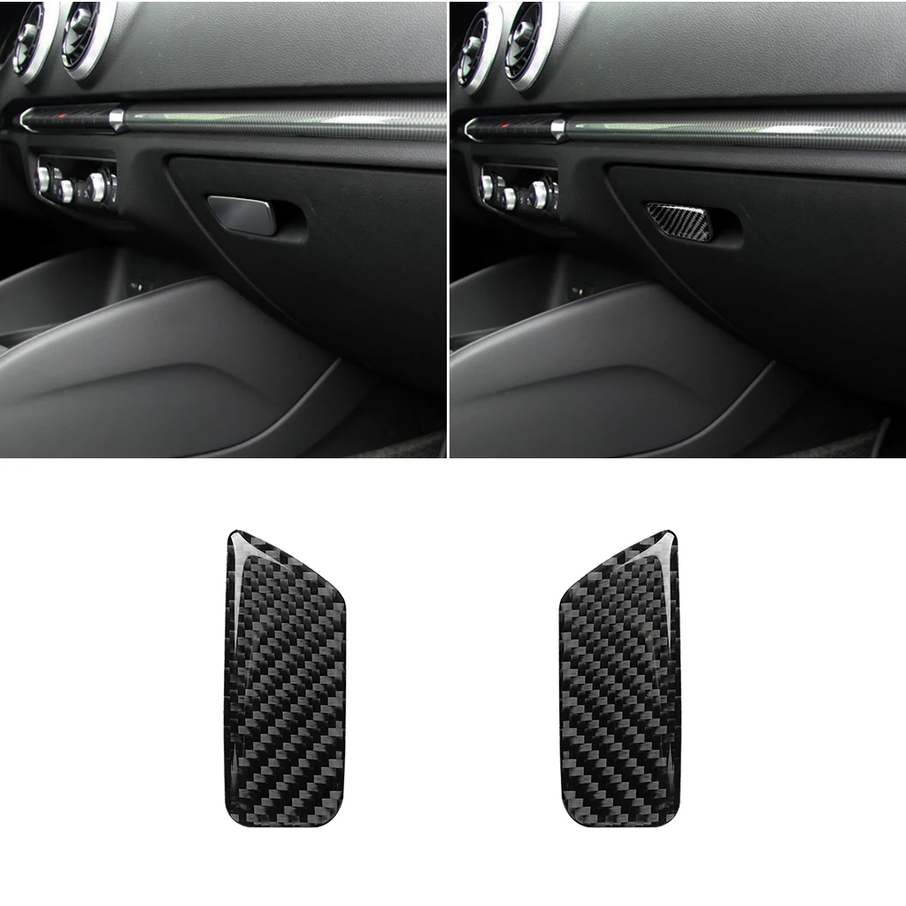 Carbon Fiber Co-pilot Storage Box Handle Bowl Cover Trim Car Styling Stickers For A3 S3 2014-2019 Accessories
Carbon Fiber Co-pilot Storage Box Handle Bowl Cover Trim Car Styling Stickers For A3 S3 2014-2019 Accessories
