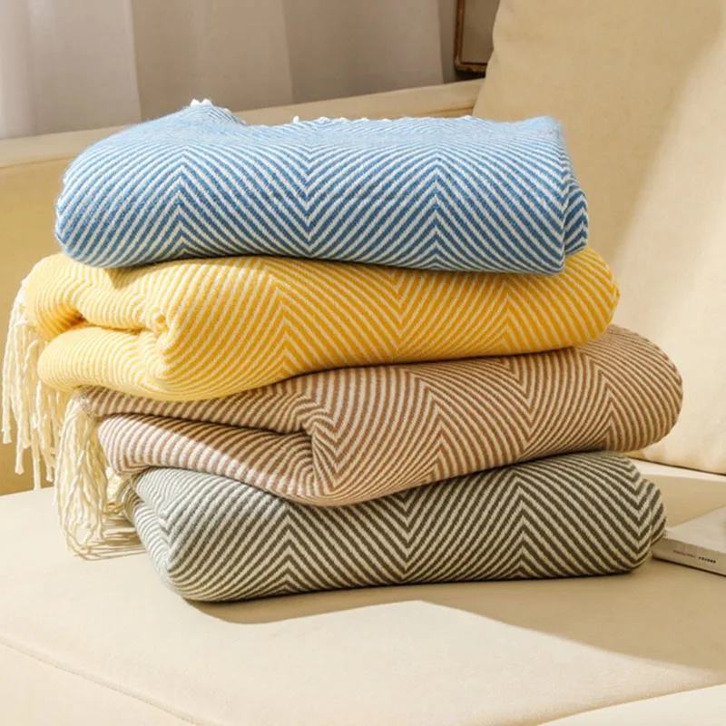 

Нордическое вязаное одеяло, плед, покрывало, нитки, одеяла, богемный диван, кровать, декоративное покрывало для дивана, мягкое полотенце, гобелен для кровати