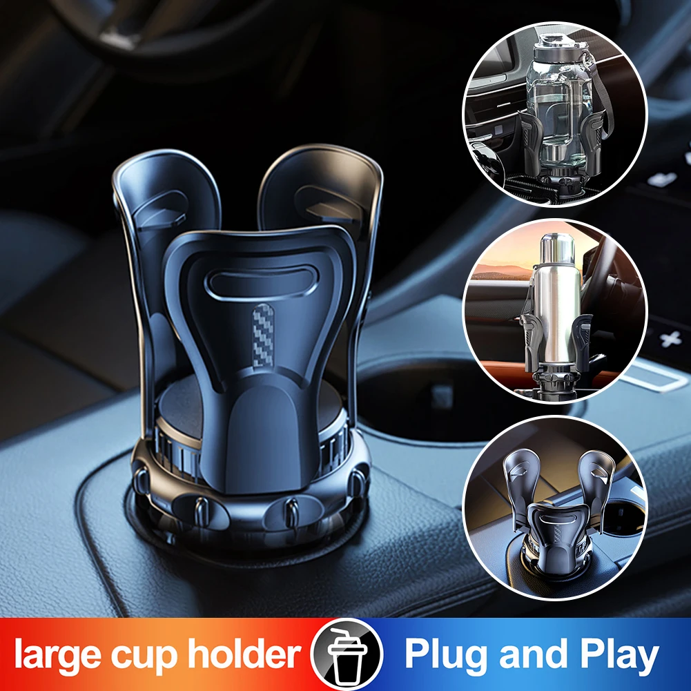 Universal Car Cup Holder Expander Adapter with Expandable Arms and Base 3.07-6.22inch Cup Holder Organizer for 10-64oz Beverages
Universal Car Cup Holder Expander Adapter with Expandable Arms and Base 3.07-6.22inch Cup Holder Organizer for 10-64oz Beverages