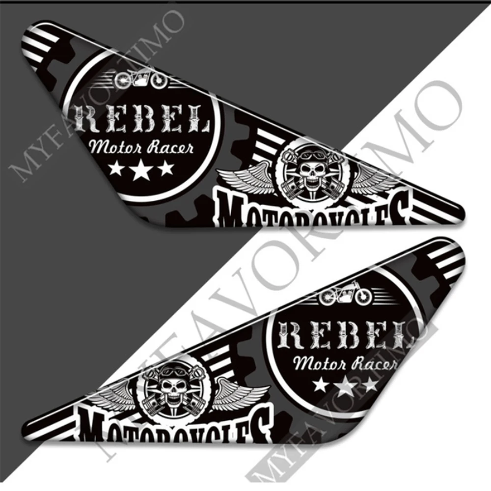 

For HONDA REBEL CM CMX 125 250 300 500 CMX500 CMX300 Kit Gas Fuel Oil Tank Pad Stickers Decal CM125 CM250 CM300 CM500