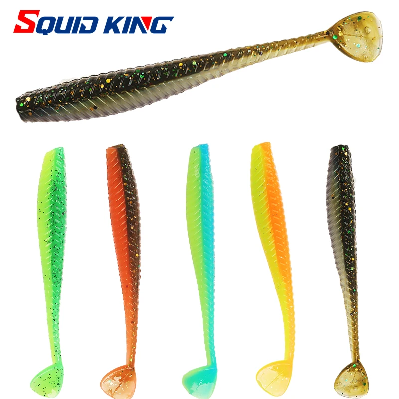 SQUID KING Soft Lures Silicone Worms Baits 10cm Jigging Wobblers Fishing Lures Artificial Swimbaits For Bass Carp Tackle
SQUID KING Soft Lures Silicone Worms Baits 10cm Jigging Wobblers Fishing Lures Artificial Swimbaits For Bass Carp Tackle