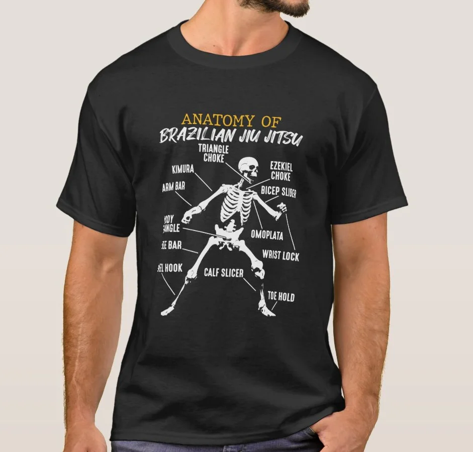 Anatomy of Brazilian Jiu Jitsu. Novel Combat Fighter Skeleton T Shirt. Short Sleeve 100% Cotton Casual T-shirts Loose Top S-3XL
Anatomy of Brazilian Jiu Jitsu. Novel Combat Fighter Skeleton T Shirt. Short Sleeve 100% Cotton Casual T-shirts Loose Top S-3XL